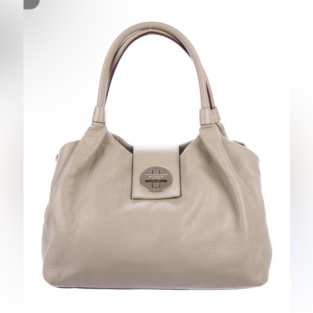 Kate Spade Taupe Stevie Bexley Leather Shoulder Bag